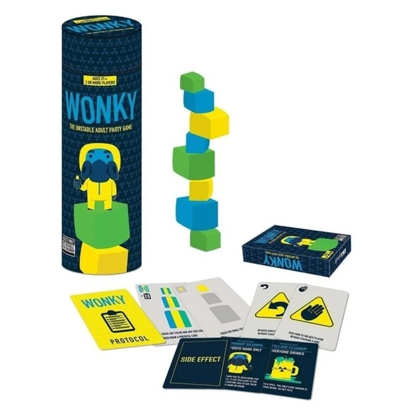 NWT USAopoly Wonky: The Unstable Adult Party Game - Picture 2 of 8